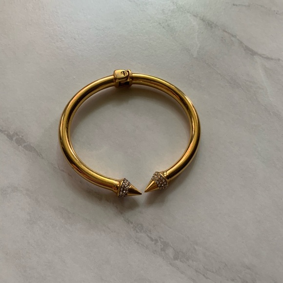 Vita Fede mini titan crystal bracelet in gold - Picture 2 of 6